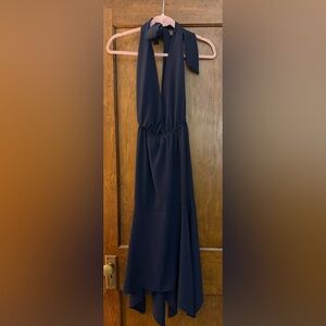 Elegant Navy Blue Dress